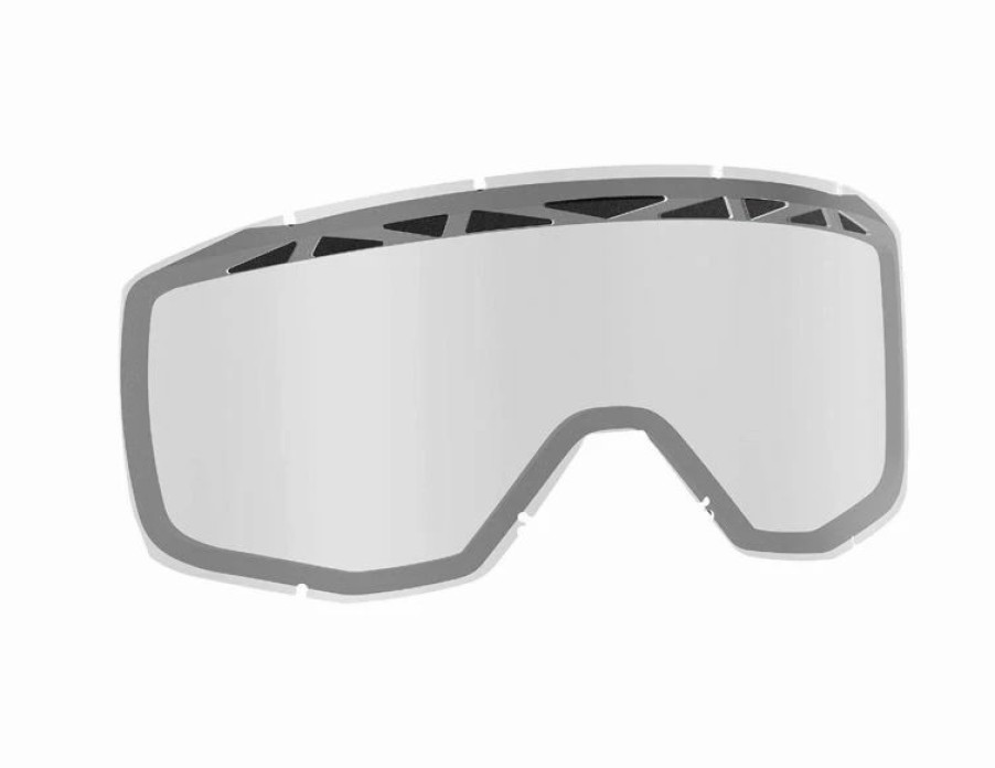 Dirt Bike Goggles * | Scott Primal/Hustle/Tyrant/Split Double Standard Replacement Lens (Snow)