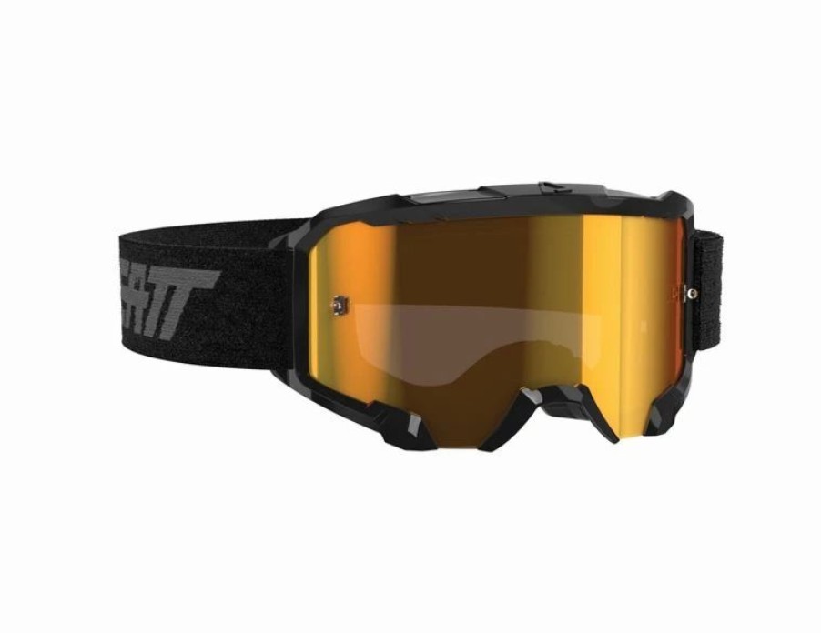 Dirt Bike Goggles * | Leatt Velocity 4.5 Iriz Goggle Black