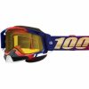 Dirt Bike Goggles * | 100% Racecraft 2 Snowmobile Goggles With Yellow Lens-Red/White/Blue