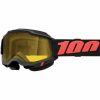 Dirt Bike Goggles * | 100% Accuri 2 Snowmobile Goggles With Yellow Lens-Black, Pink