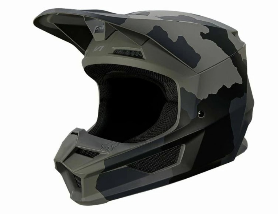 Dirt Bike Helmets * | Fox Youth V1 Trev Helmet