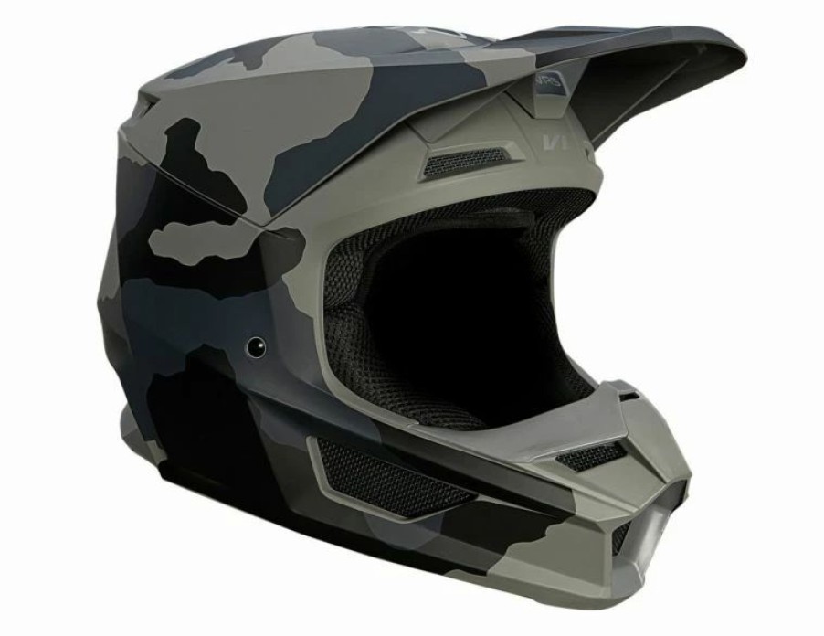 Dirt Bike Helmets * | Fox Youth V1 Trev Helmet