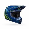 Dirt Bike Helmets * | Bell Mx-9 Mips Zone Gloss Navy/Retina Helmet