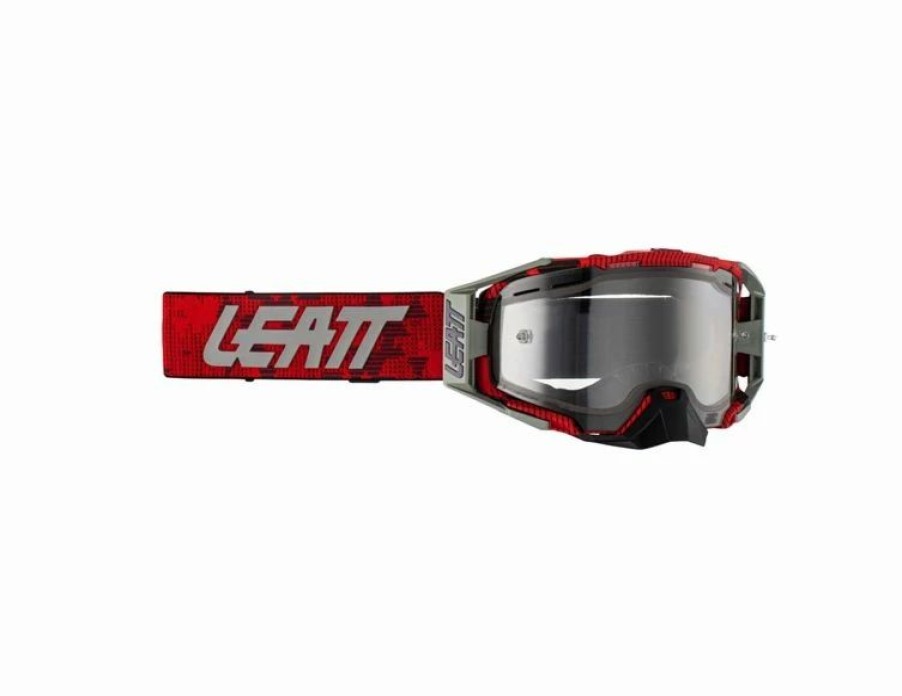 Dirt Bike Goggles * | Leatt Velocity 6.5 Enduro Goggle Red