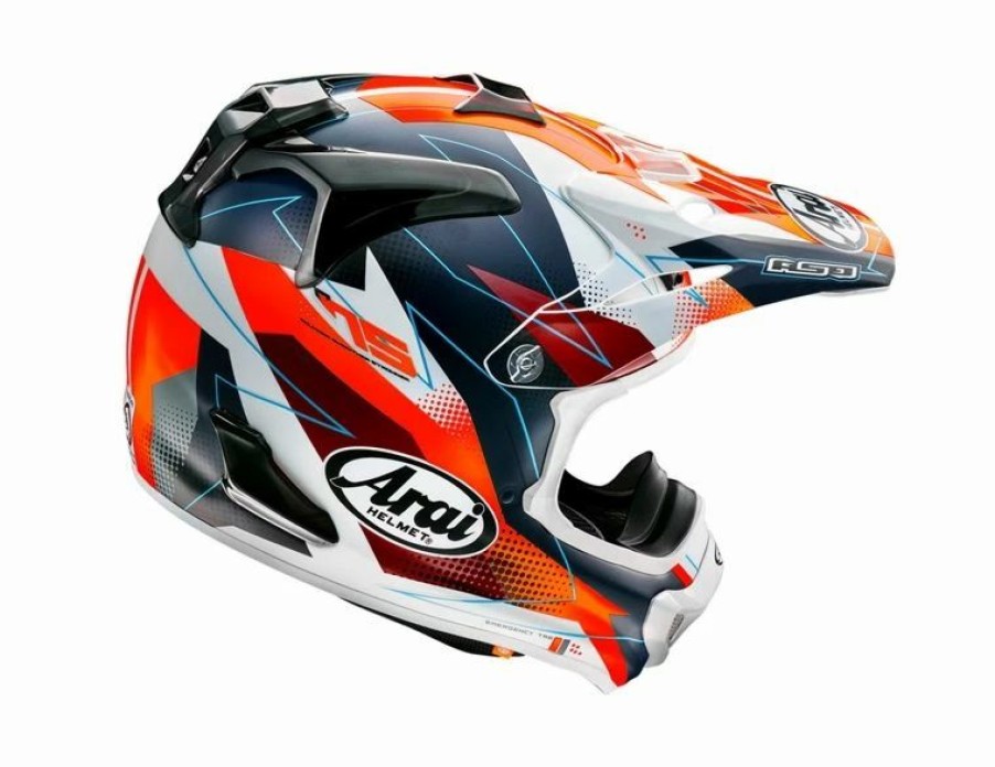 Dirt Bike Helmets * | Arai Vx-Pro4 Off-Road Helmet Resolute Without Goggle