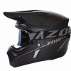 Dirt Bike Helmets * | Zoan Wolf Solid Mx Snocross Helmet