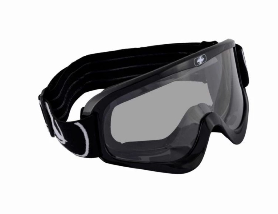 Dirt Bike Goggles * | Oxfordproducts Oxford Products Fury Goggles Shiny Black