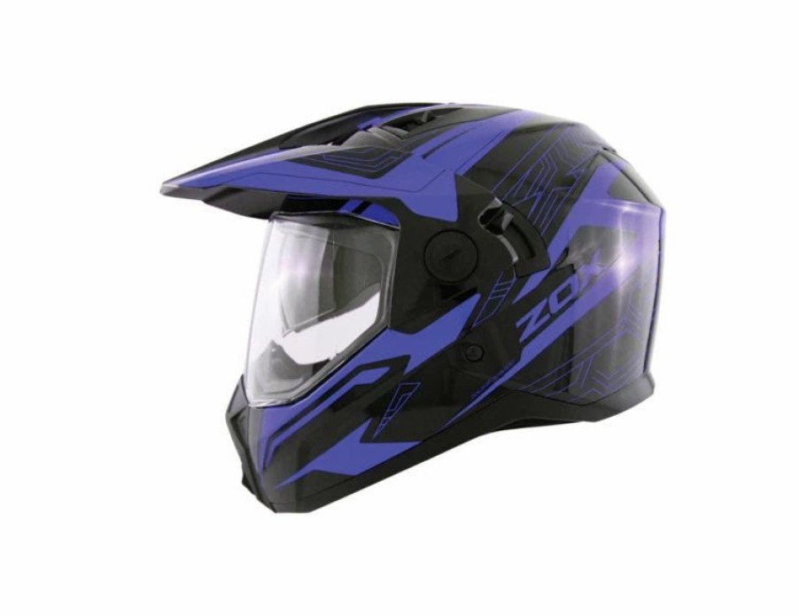 Dirt Bike Helmets * | Zox Vertex Full Face Crusade Helmet