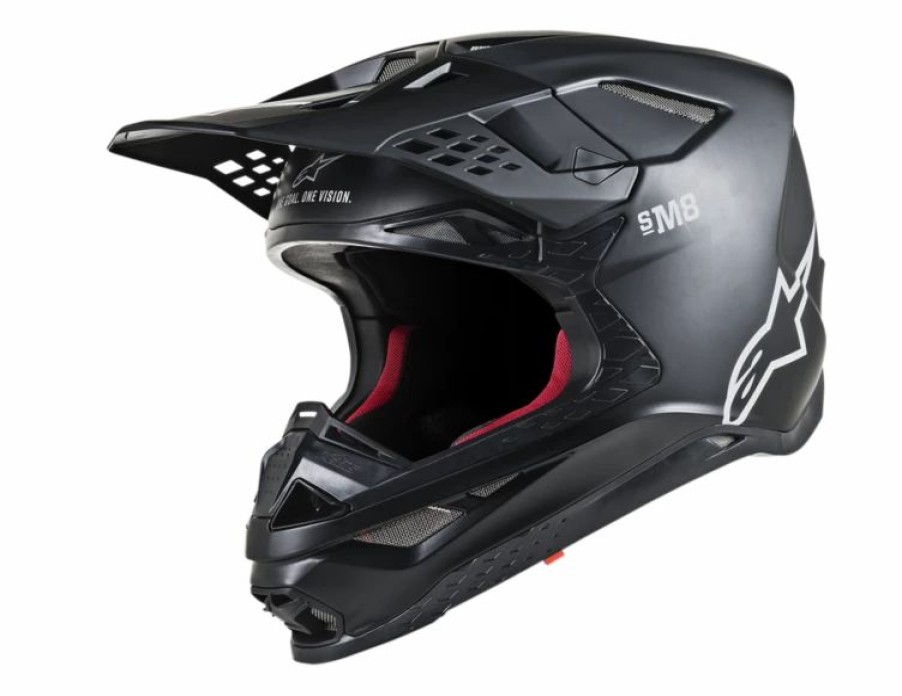 Dirt Bike Helmets * | Alpinestars Supertech M8 Solid Helmet