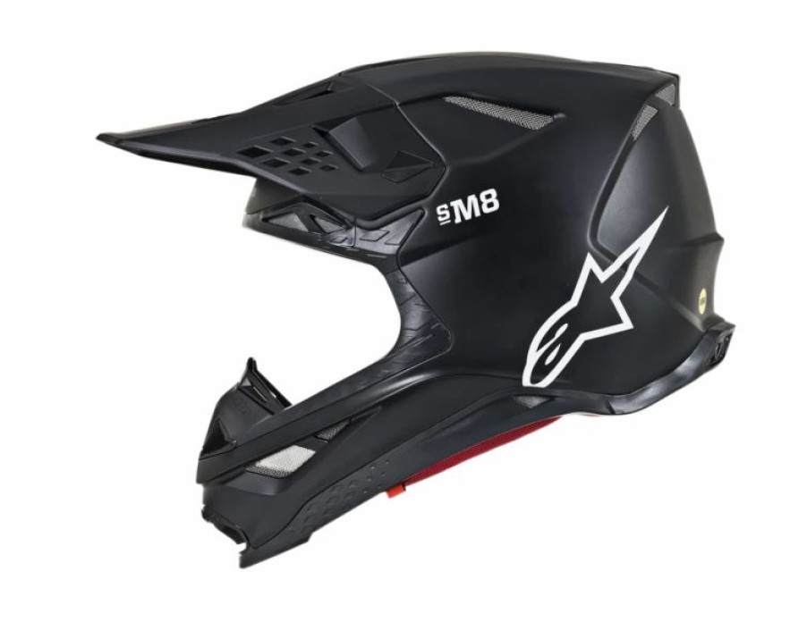 Dirt Bike Helmets * | Alpinestars Supertech M8 Solid Helmet