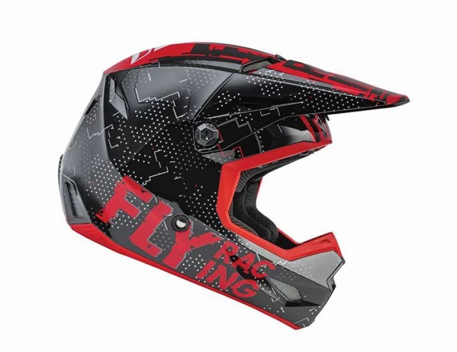 Dirt Bike Helmets * | Fly Racing Kinetic Scan Youth Mx Helmet