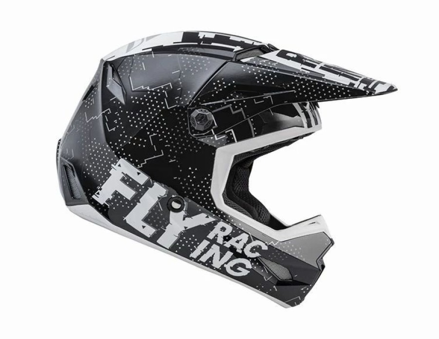 Dirt Bike Helmets * | Fly Racing Kinetic Scan Youth Mx Helmet