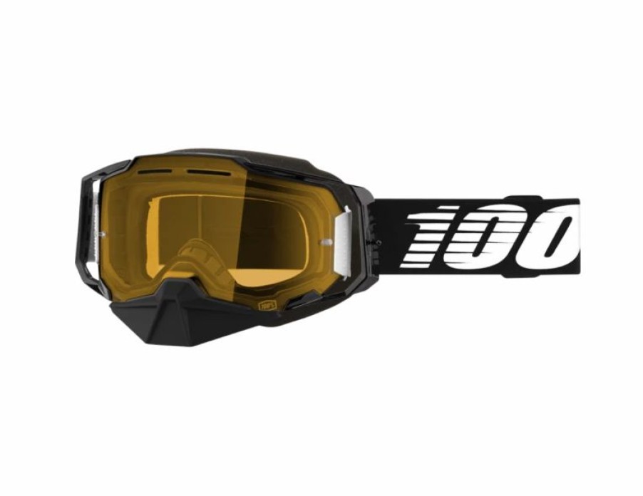 Dirt Bike Goggles * | 100% Armega Yellow Lens Snow Goggles