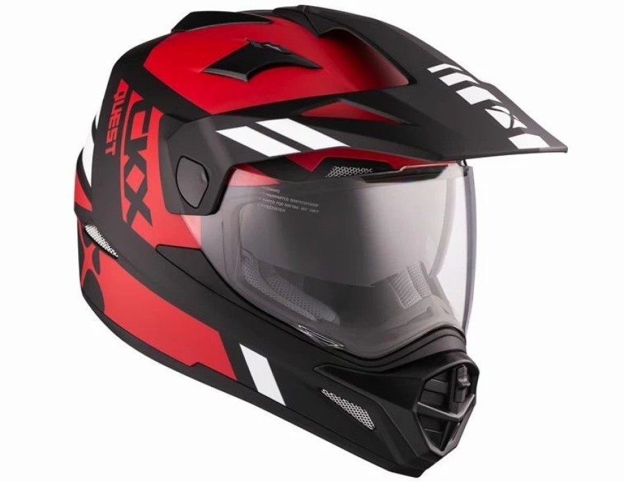 Dirt Bike Helmets * | Ckx Quest Rsv Off-Road Helmet, Summer Flash Without Goggle