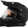 Dirt Bike Helmets * | Mt Helmets Mode Ds Snow Double Shield Solid Helmet