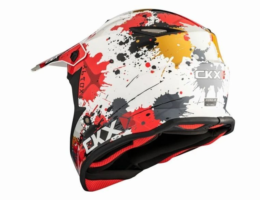 Dirt Bike Helmets * | Ckx Tx019Y Off-Road Helmet Blast Without Goggle