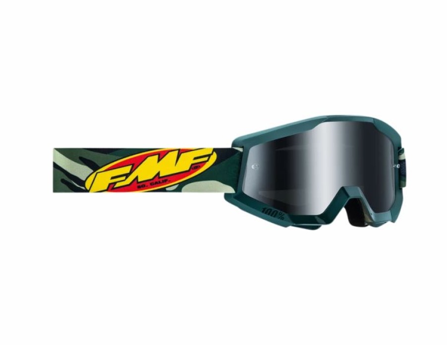 Dirt Bike Goggles * | Fmf Racing Fmf Powercore Mirror Lens Goggles