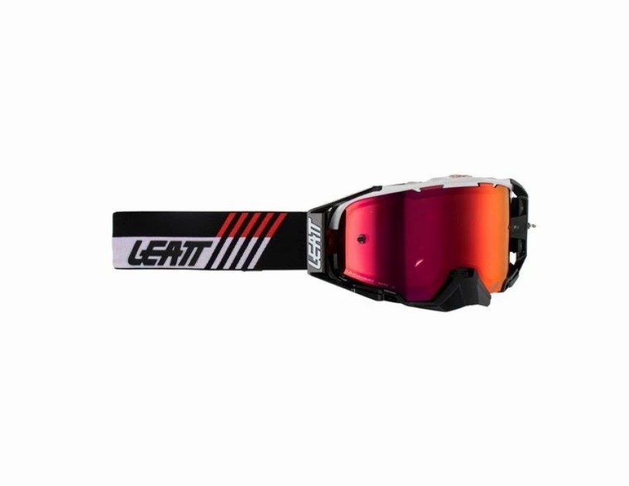 Dirt Bike Goggles * | Leatt Velocity 6.5 Iriz Goggle White