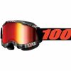 Dirt Bike Goggles * | 100% Accuri 2 Snowmobile Goggles With Mirrored Lens-Black, Orange