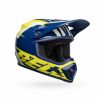 Dirt Bike Helmets * | Bell Mx-9 Mips Spark Gloss Blue/Yellow Helmet