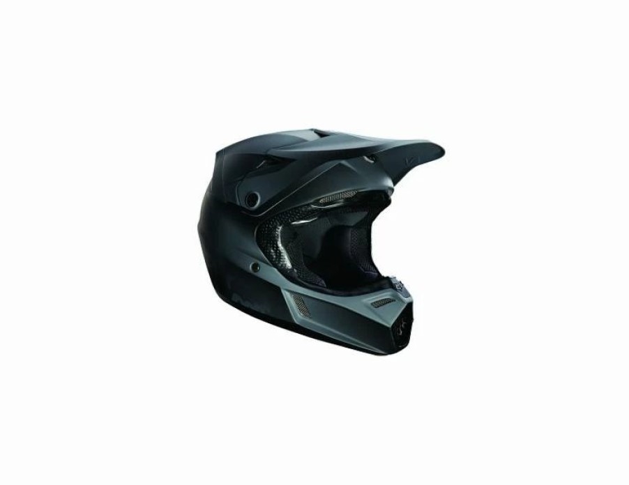 Dirt Bike Helmets * | Fox V3 Matte Black Youth Helmet