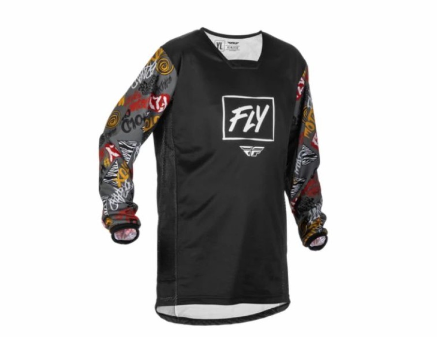 Dirt Bike Jerseys & Jackets * | Fly Racing Youth Kinetic Rebel Racewear Jersey