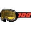 Dirt Bike Goggles * | 100% Accuri 2 Snowmobile Goggles With Yellow Lens-Charcoal, Orange