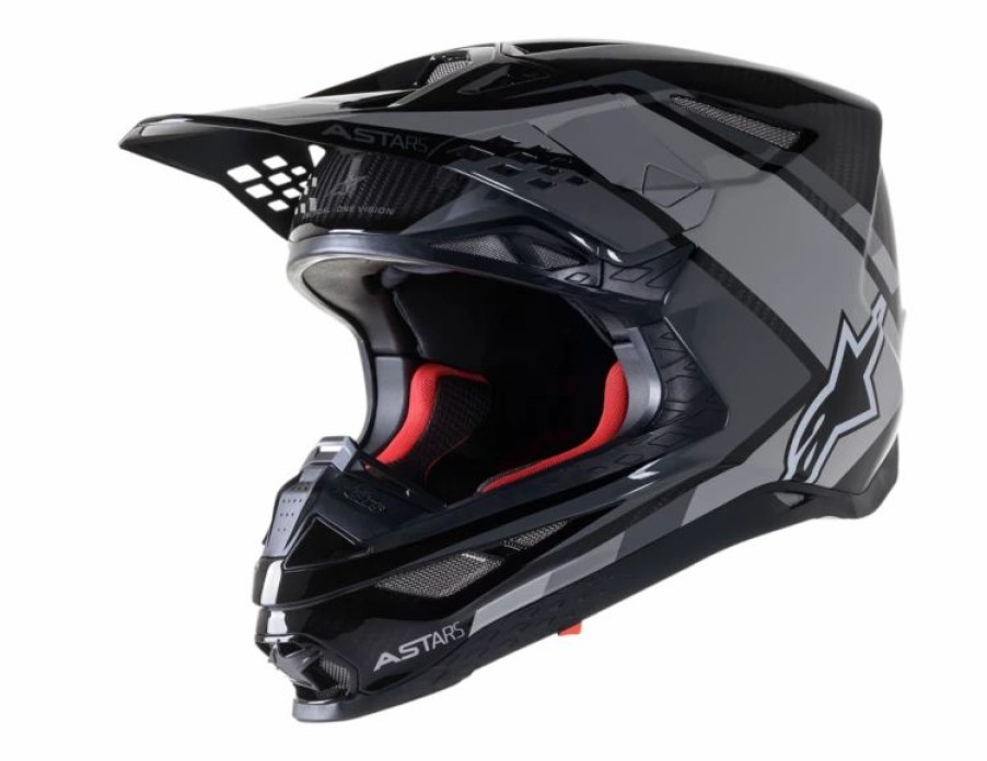 Dirt Bike Helmets * | Alpinestars Supertech M10 Carbon Meta 2 Helmet