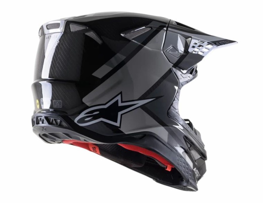 Dirt Bike Helmets * | Alpinestars Supertech M10 Carbon Meta 2 Helmet