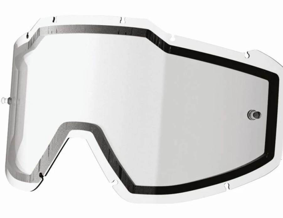 Dirt Bike Goggles * | Shot Assault/Iris Goggle Replacement Clear Anti-Fog Double Lens