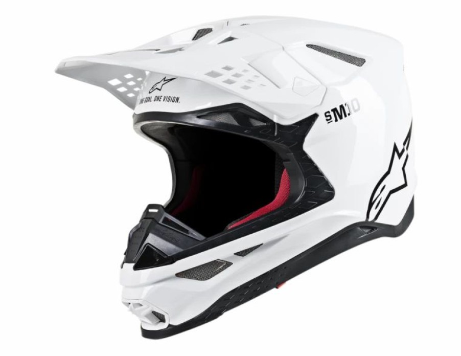 Dirt Bike Helmets * | Alpinestars Supertech M10 Solid Helmet