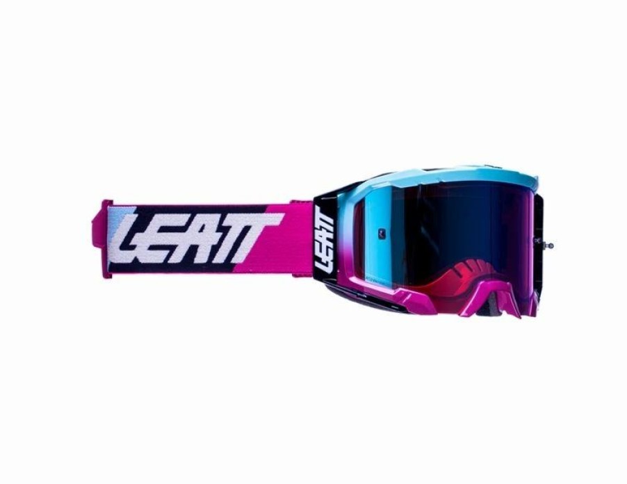 Dirt Bike Goggles * | Leatt Velocity 5.5 Iriz Goggle Purple